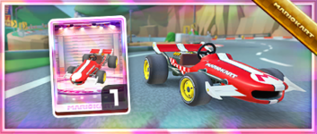 Red Comet from the Spotlight Shop in the 2023 Mii Tour in Mario Kart Tour