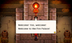 The Fire Palace in Mario & Luigi: Superstar Saga + Bowser's Minions