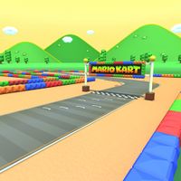SNES Mario Circuit 1 in Mario Kart Tour