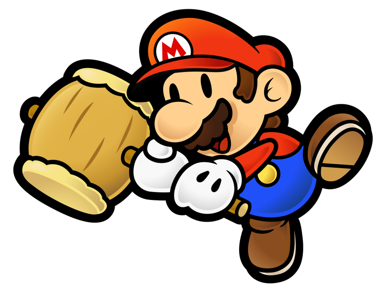 File:PMTTYD Mario with Hammer.png