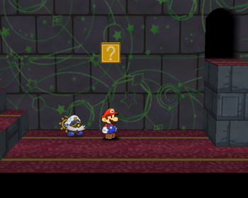 Ninth ? Block in Palace of Shadow of Paper Mario: The Thousand-Year Door.