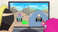 Mario Kart reference in The Disastrous Life of Saiki K..