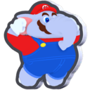 Elephant Mario Standee from Super Mario Bros. Wonder