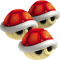 Triple Red Shells