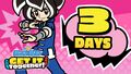 Picture counting down 3 days to the release of WarioWare: Get It Together!, featuring Young Cricket