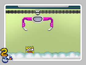 The microgame The Claw in WarioWare Gold