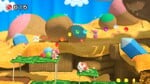 Location of the first Wonder Wool in Yarn Yoshi Takes Shape!, from Yoshi's Woolly World.