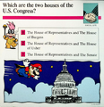 "Which are the two houses of the U.S. Congress?"