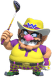Artwork of Wario in Mario Golf: Super Rush
