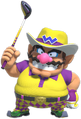 Artwork of Wario in Mario Golf: Super Rush