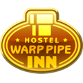 A Hostel Warp Pipe Inn gold badge