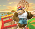 Course icon of the Reverse/Trick variant with Funky Kong