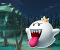 The course icon of the Reverse variant with King Boo (Beta)