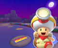 The course icon of the R variant with Captain Toad