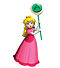 Mario Party 6 promotional artwork, Princess Peach, version 1