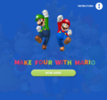 Make four with Mario title screen.png