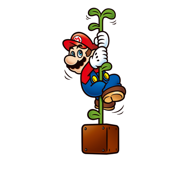 File:Mario Climb Beanstalk 2D Shaded Artwork.png