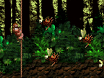 The image for "Forest Frenzy" from Donkey Kong Country on Nintendo Music.