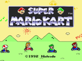 Image for the Japanese version of "Super Mario Kart Title Screen" from Super Mario Kart on Nintendo Music