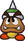 Sprite of a Spiky Goomba, from Paper Mario: The Thousand-Year Door.