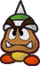 Sprite of a Spiky Goomba, from Paper Mario: The Thousand-Year Door.