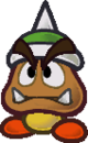 Sprite of a Spiky Goomba, from Paper Mario: The Thousand-Year Door.