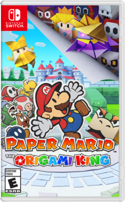 Box art for Paper Mario: The Origami King
