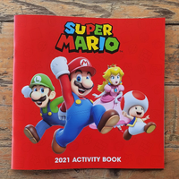 Cover of the Super Mario 2021 Activity Book