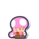 Crouching Toadette Standee from Super Mario Bros. Wonder