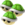 Triple Green Shells from Mario Kart 7.
