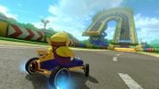 Wario, drifting at GBA Mario Circuit.