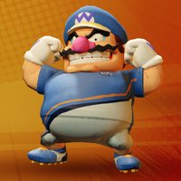 Wario (no gear, blue) - Mario Strikers Battle League.png