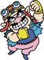 Artwork of Wario for WarioWare Gold