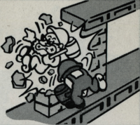 Artwork of Mario and Foreman Spike from Wrecking Crew