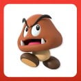 The image for the second answer of the fifth question in the Play Nintendo skill quiz You can't fail this quiz, depicting a Goomba.