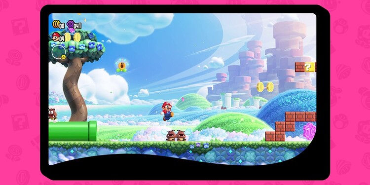The image from the sixth question of All about Super Mario Bros. Wonder