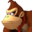 Sprite of Donkey Kong in Mario Kart Wii