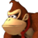 Sprite of Donkey Kong in Mario Kart Wii