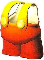 Artwork of the Fire Shirt from Super Mario RPG: Legend of the Seven Stars