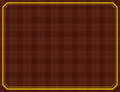 Brown plaid pattern with a golden border