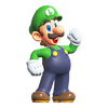 Luigi in the character select from Super Mario Bros. Wonder