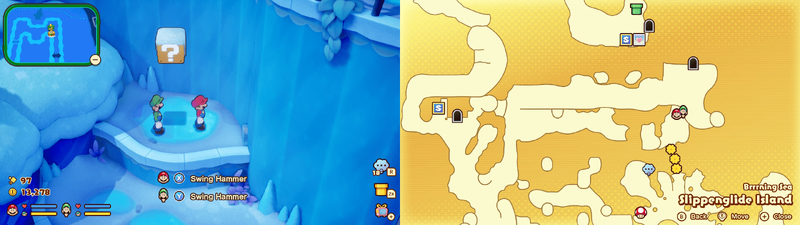 29th block in Slippenglide Island from Mario & Luigi: Brothership