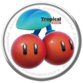 A Mario Kart Tour Tropical Grocery badge