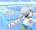 The course icon of the R variant with White Yoshi