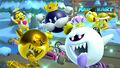 Lakitu (Party Time), King Boo (Gold), King Bob-omb, King Boo (Luigi's Mansion), and Gold Koopa (Freerunning) tricking in the Pipe Frame