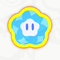 A sticker in Mario Kart World