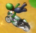 Luigi performing a Trick