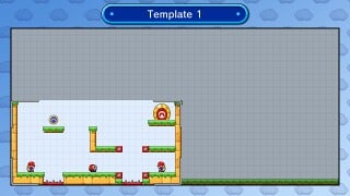 The level editor, as seen on both the TV or monitor screen and the Wii U GamePad