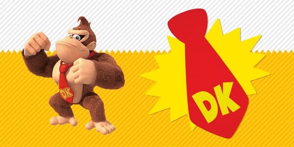 Image relating to the Print & Play: Donkey Kong's tie craft from Play Nintendo