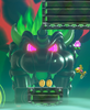 The giant, robotic Bowser head in Super Mario Bros. Wonder.